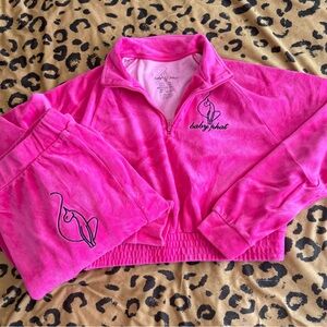 Baby Phat Pink Velour Tracksuit
